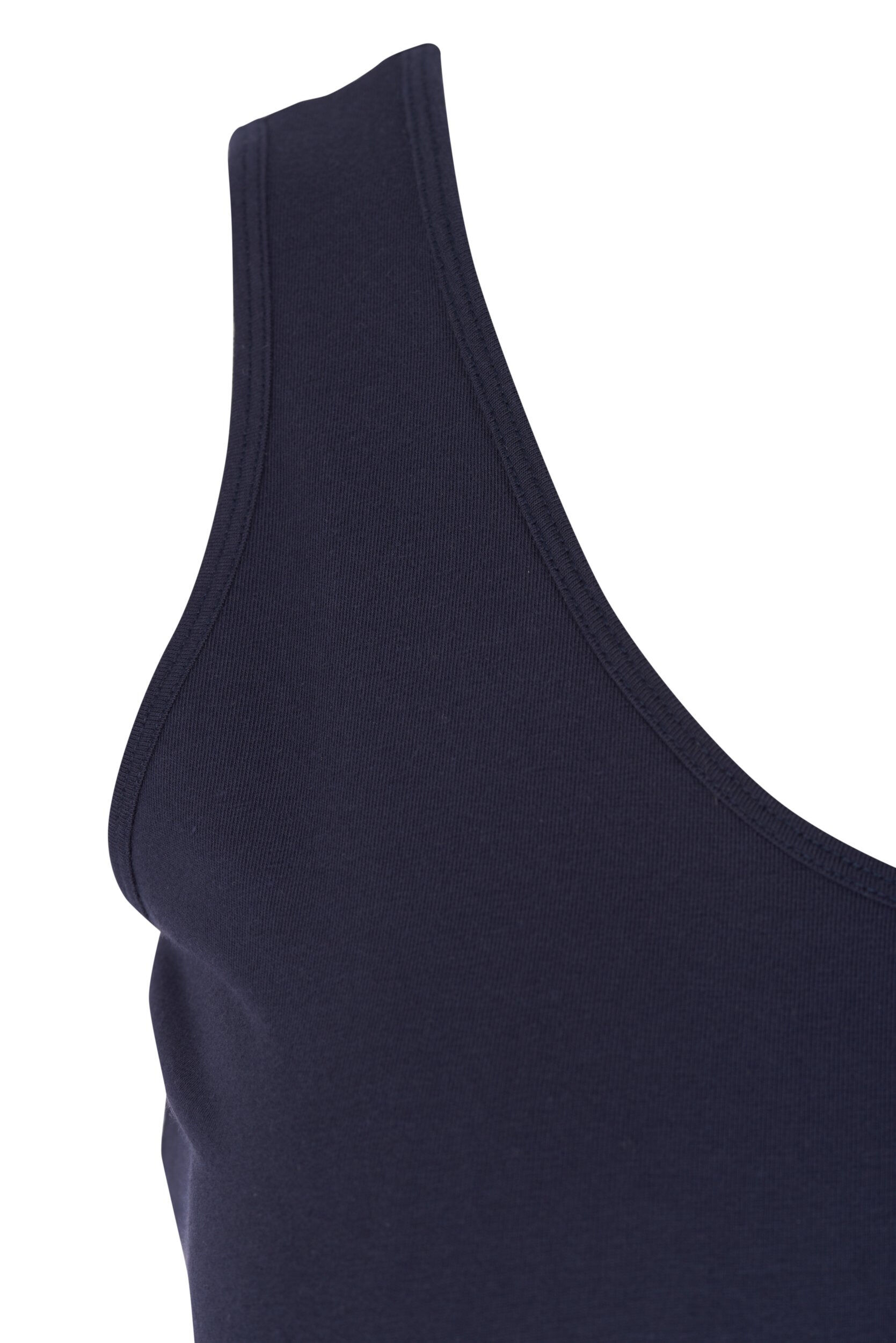 Zizzi Einfarbiges Basic Top, Blau, Packshot image number 2