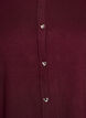 Cardigan en maille avec boutons c&oelig;ur et manches courtes, Bordeaux, Packshot image number 2