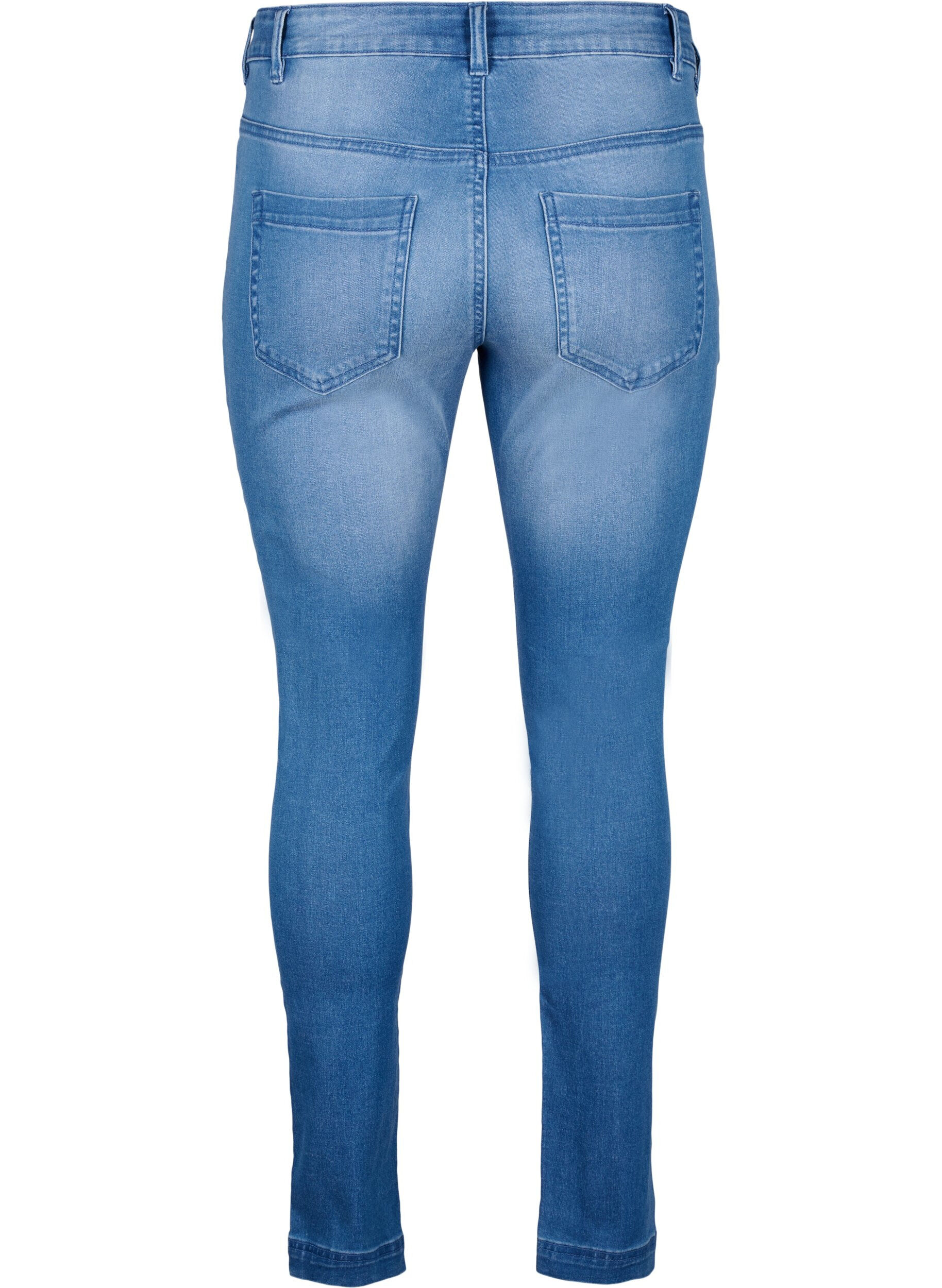 Zizzi Jean taille r&eacute;guli&egrave;re Viona, Bleu Clair, Packshot image number 1