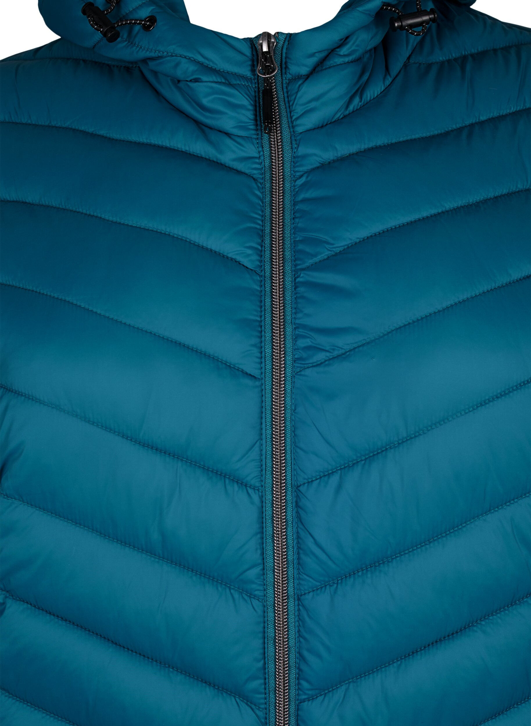 ZizziVeste l&eacute;g&egrave;re &agrave; capuche, Bleu p&eacute;trole, Packshot image number 2