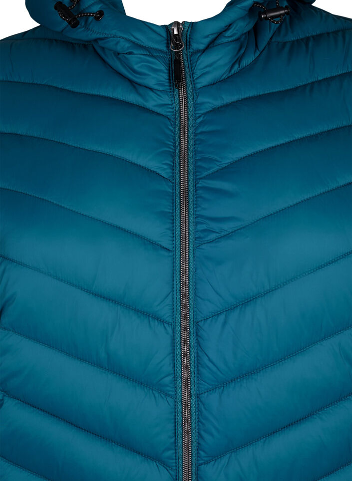 Veste l&eacute;g&egrave;re &agrave; capuche, Bleu p&eacute;trole, Packshot image number 2