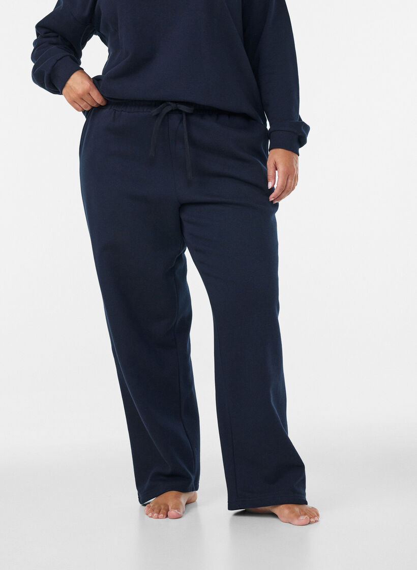 Pantalon de jogging avec poches, Bleu, Model image number 2
