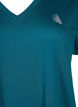 T-shirt de sport ample avec col en V, Vert foncé, Packshot image number 2