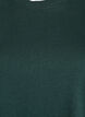 T-shirt basique en coton à col rond, Vert foncé, Packshot image number 2