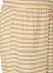Gestreifte Schlafanzughose mit hoher Taille und weiten Beinen, Gelb, Packshot image number 2