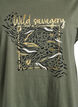 T-shirt à imprimé animal et texte, Thyme W. Wild, Packshot image number 2