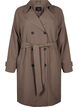 Trench-coat avec ceinture et fente, Chocolate Chip, Packshot image number 0