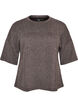 Bluse in A-Linie aus Jersey mit ellbogenlangen &Auml;rmeln, Grau, Packshot image number 0
