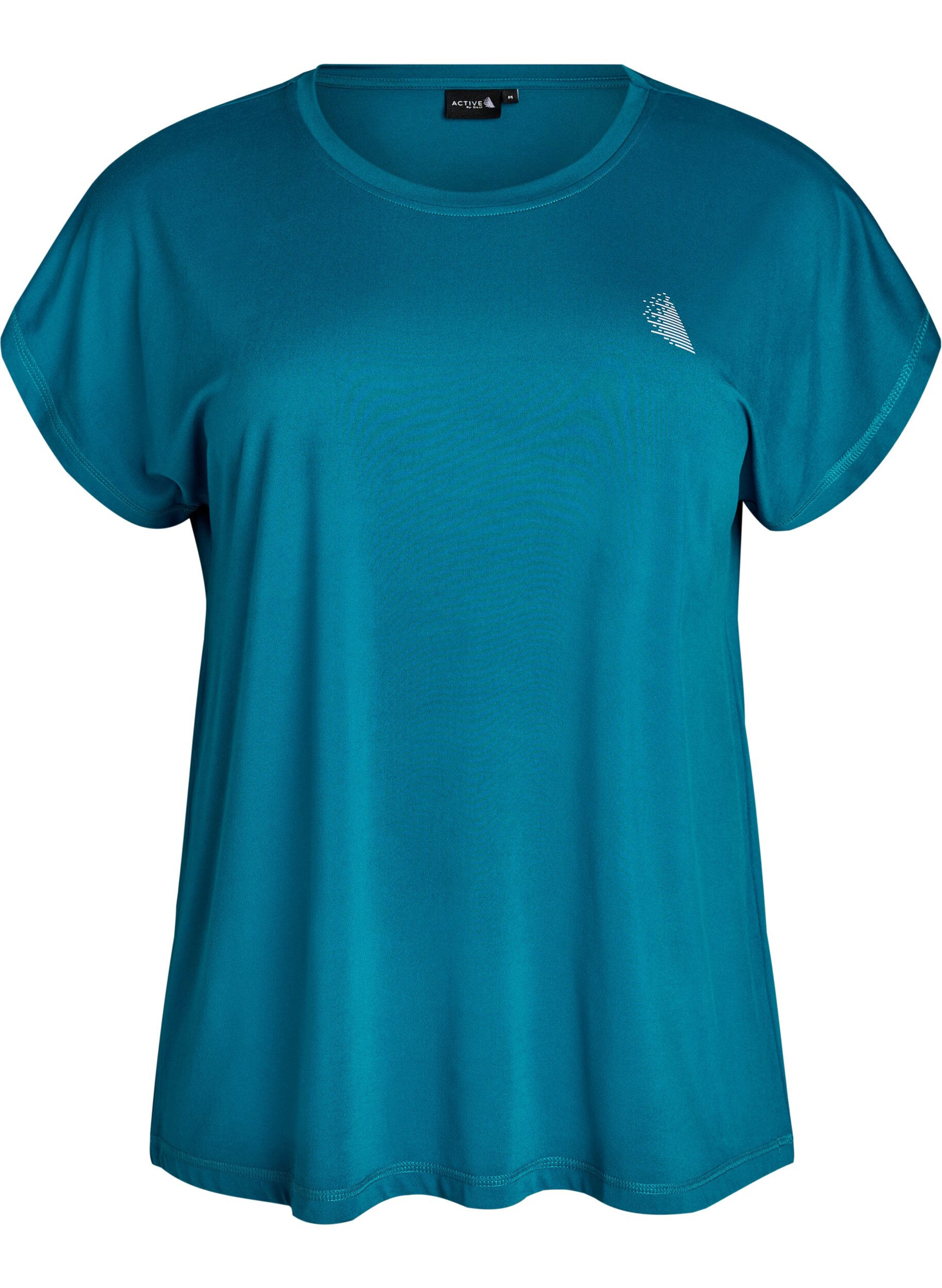 Einfarbiges Trainings-T-Shirt