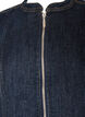 Veste en denim ajust&eacute;e avec fermeture zipp&eacute;e, Bleu, Packshot image number 2