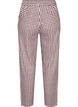Pantalon de pyjama taille haute en coton, Bordeaux, Packshot image number 1