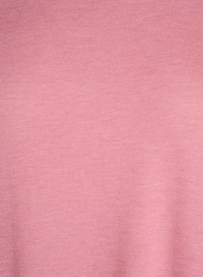 Blouse en jersey avec manches 3/4, Rose poudr&eacute;e, Packshot image number 2
