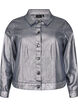  Veste en jean courte argentée, Gun Silver, Packshot image number 0