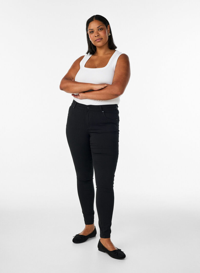 Pantalon, Noir, Model image number 0