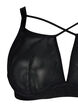 Soutien-gorge en maille avec détail, Black, Packshot image number 2