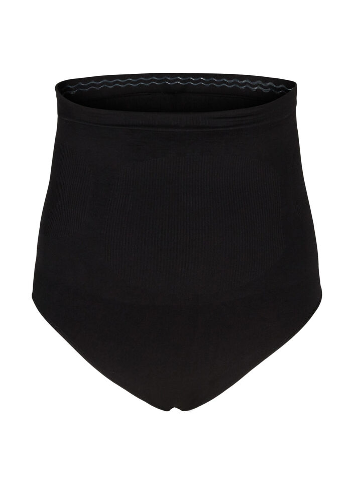 Hochtaillierter Shapewear Slip, Schwarz, Packshot image number 0