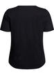 T-Shirt mit Print, Schwarz, Packshot image number 1
