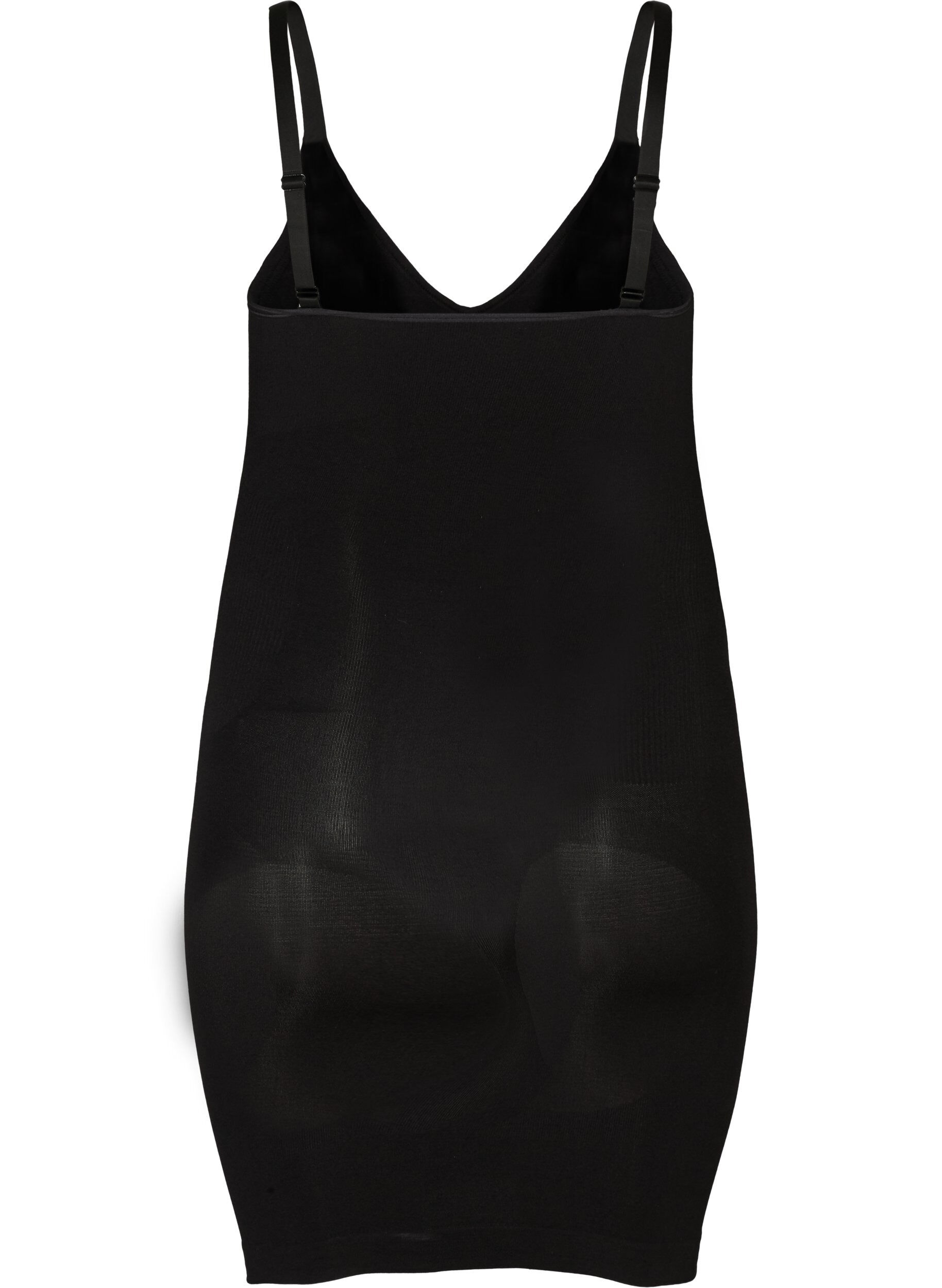 Zizzi Shapewear Kleid mit breiten Tr&auml;gern, Schwarz, Packshot image number 1