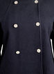 Manteau coupe &eacute;vas&eacute;e avec boutons dor&eacute;s, Bleu, Packshot image number 2