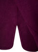 Chemisier en tricot avec col rond et motif tricot, Bordeaux, Packshot image number 3