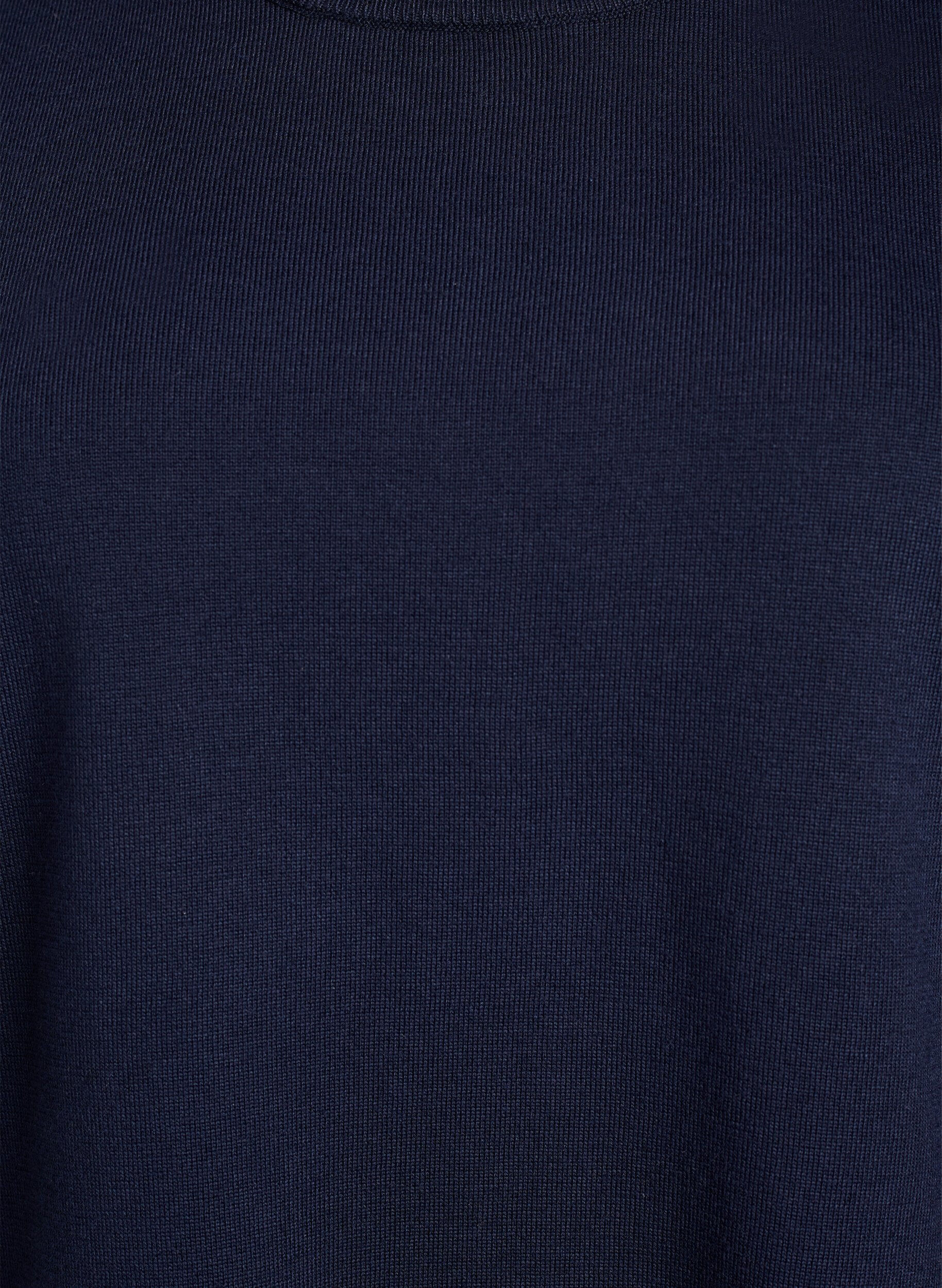 ZizziBlouse en fine maille &agrave; manches courtes, Bleu, Packshot image number 2