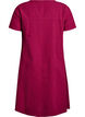 Robe &agrave; manches courtes en coton, Bordeaux, Packshot image number 1