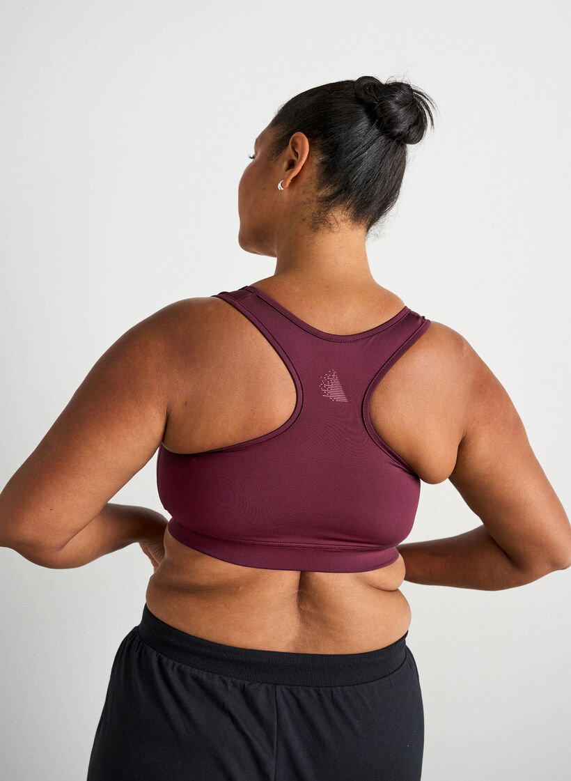 Sport-BH mit Racerback, Rot, Model image number 2