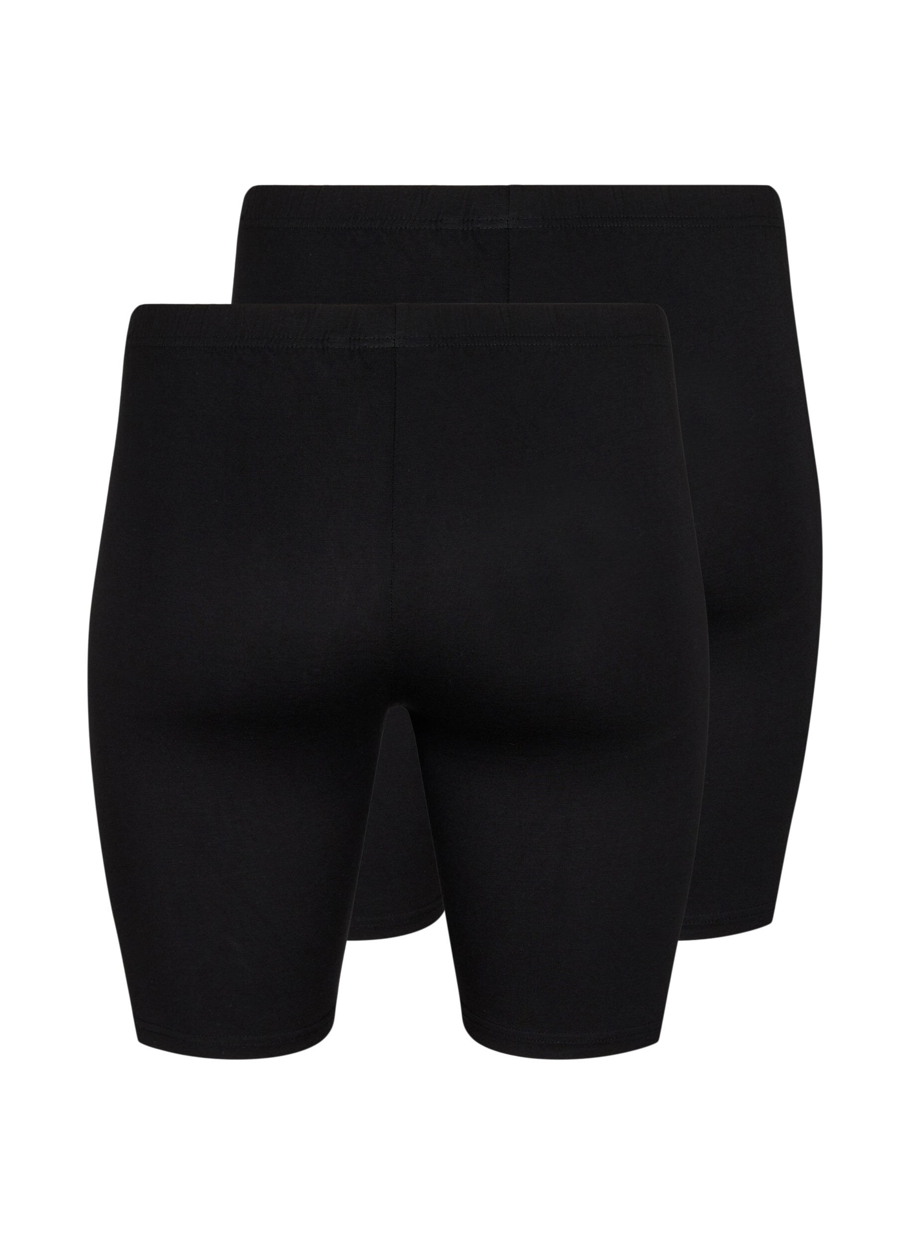 ZizziShort cycliste en viscose (lot de 2), Noir, Packshot image number 1