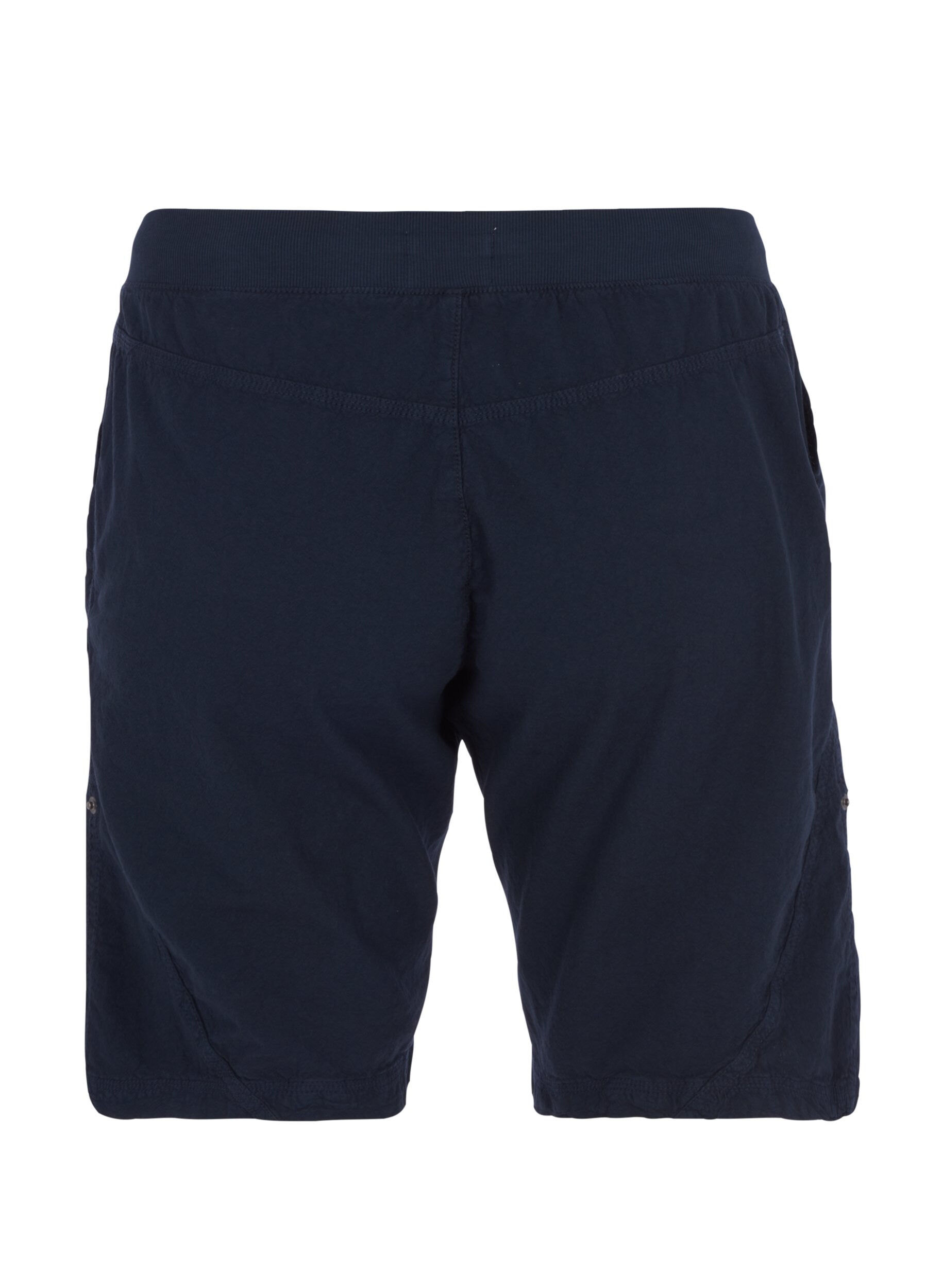 Zizzi Lockere Shorts aus Baumwolle mit Taschen , Blau, Packshot image number 1
