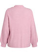 Pull c&ocirc;tel&eacute; &agrave; manches bouffantes et boutons, Rose poudr&eacute;e, Packshot image number 1