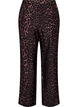 Pantalon en viscose avec taille &eacute;lastiqu&eacute;e et jambes droites, Marron, Packshot image number 1