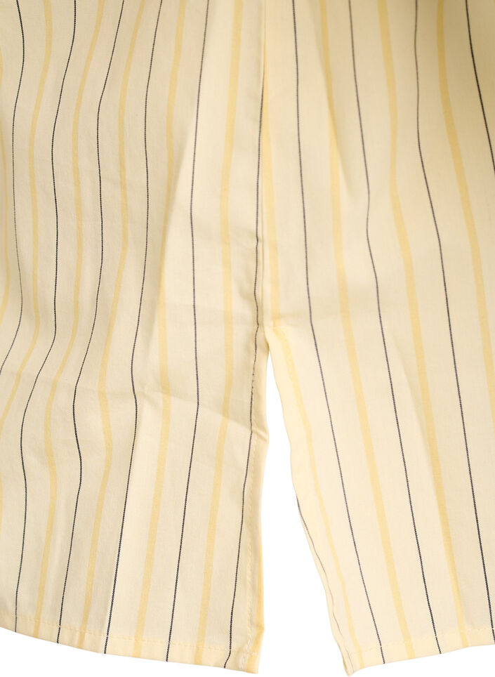 Blouse ray&eacute;e &agrave; coupe ample, Jaune clair, Packshot image number 3
