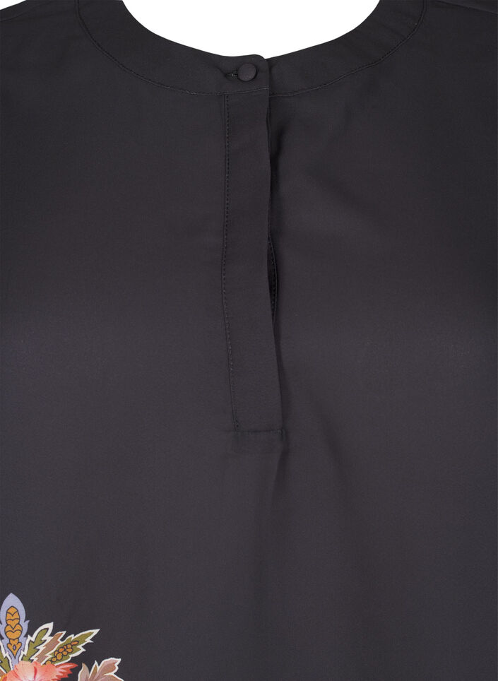 Chemisier à motif cachemire, Black Paisley, Packshot image number 2