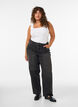 Kiana Straight-Fit-Jeans mit hoher Taille, Schwarz, Model image number 0