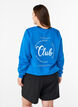 Sweatshirt mit Textprint, Blau, Model image number 2