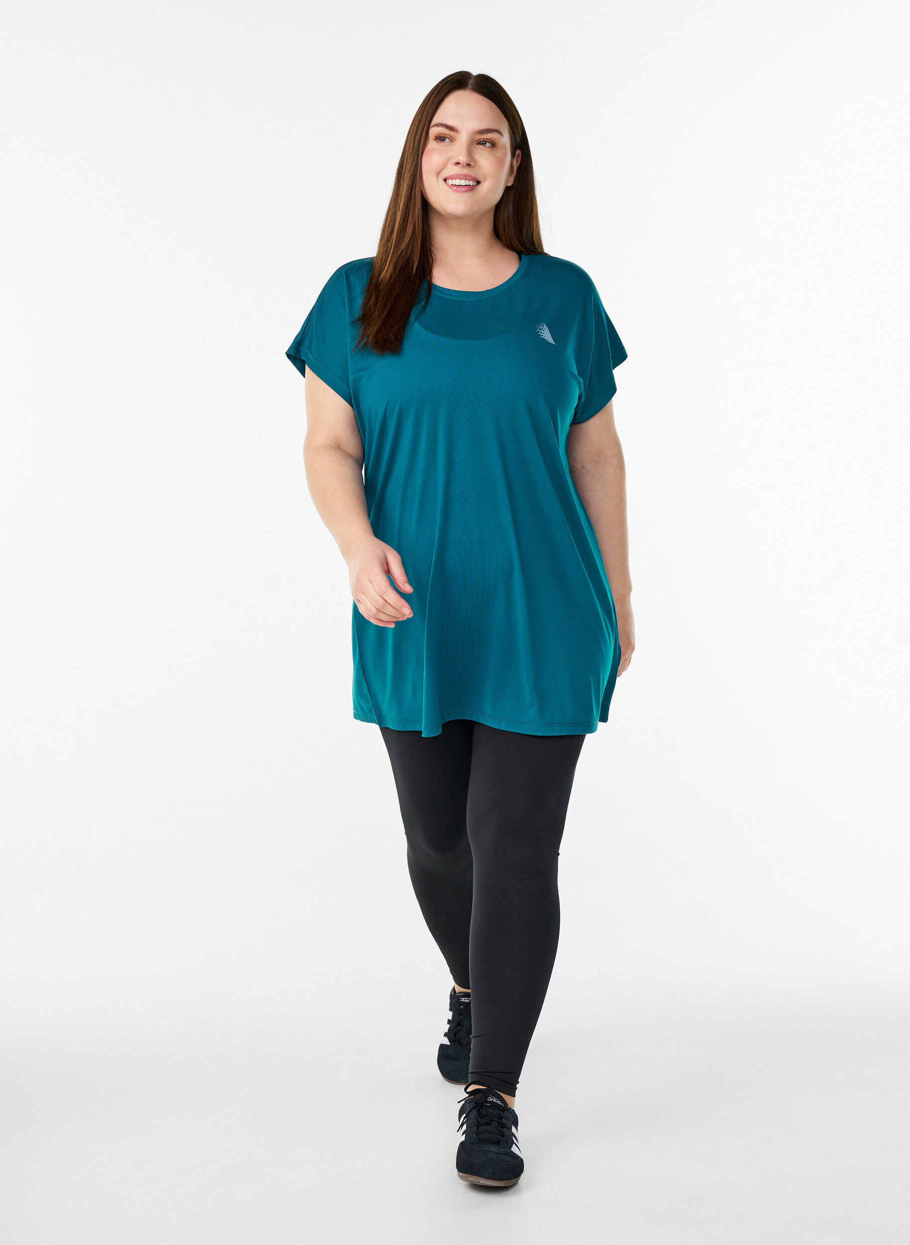 ZizziLanges Trainingsshirt, Gr&uuml;n, Model image number 1