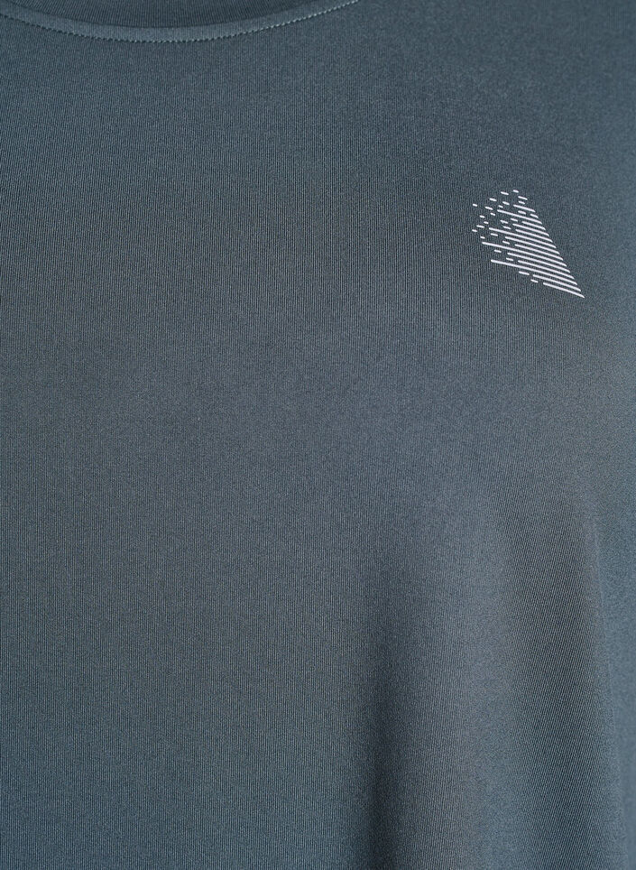  Trainingsbluse mit 3/4 &Auml;rmeln, Grau, Packshot image number 2