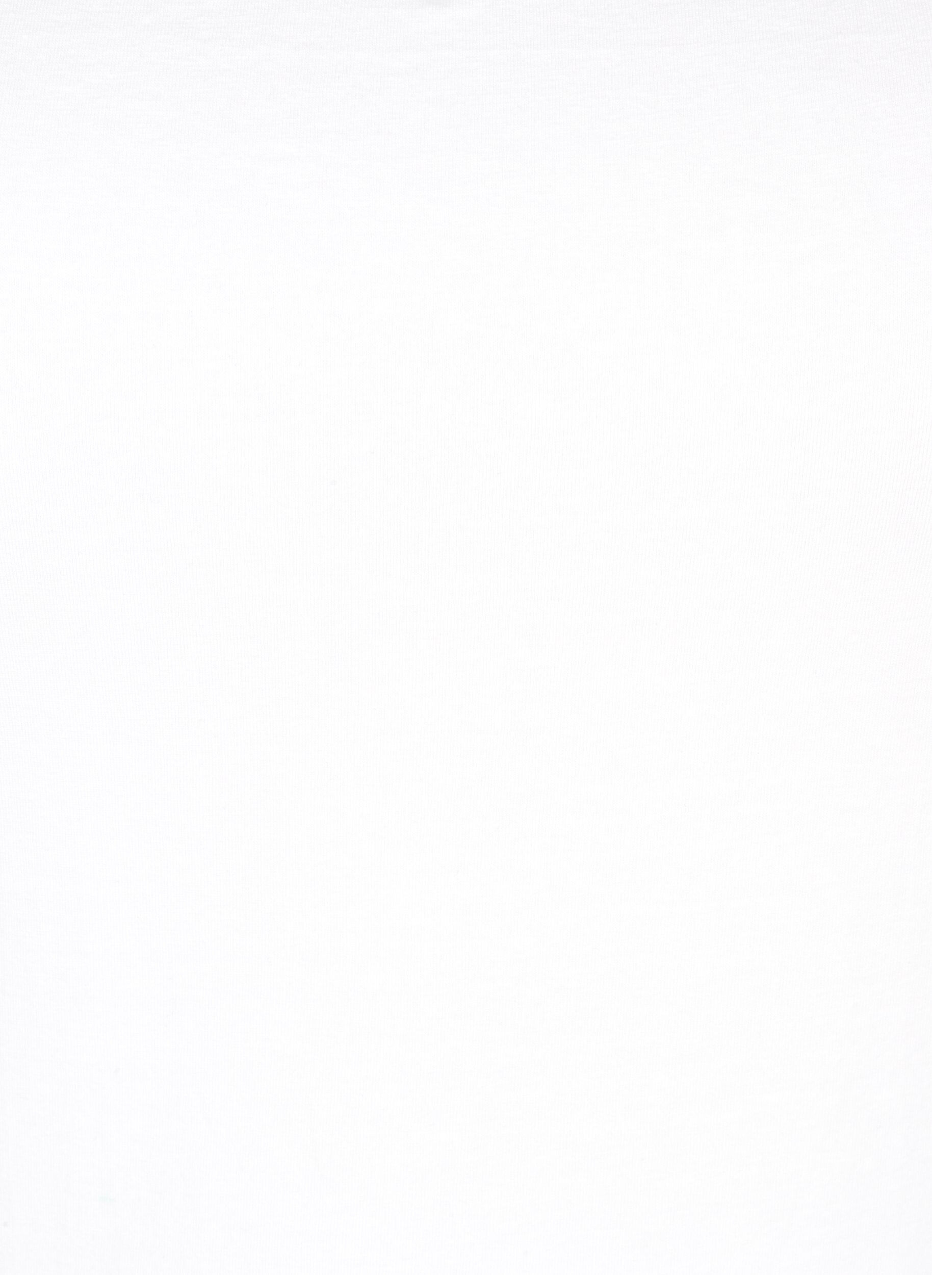 Zizzi Basic-Spaghettitr&auml;ger-Top aus Baumwolle, Wei&szlig;, Packshot image number 2