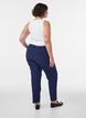 Pantalon avec poches et jambes droites, Bleu, Model image number 1