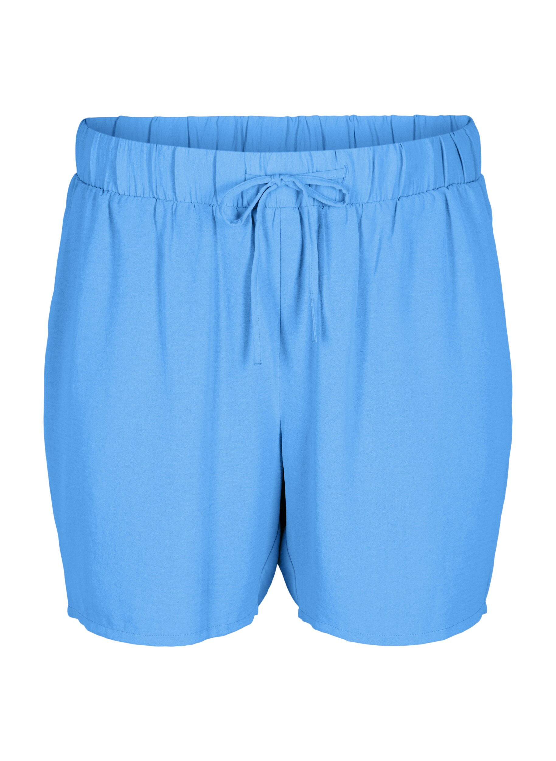 ZizziShort avec poches et ceinture &eacute;lastique, Bleu, Packshot image number 0