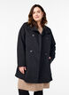 Fr&uuml;hlingsjacke aus wasserabweisendem Material mit A-Linie, Schwarz, Model image number 0