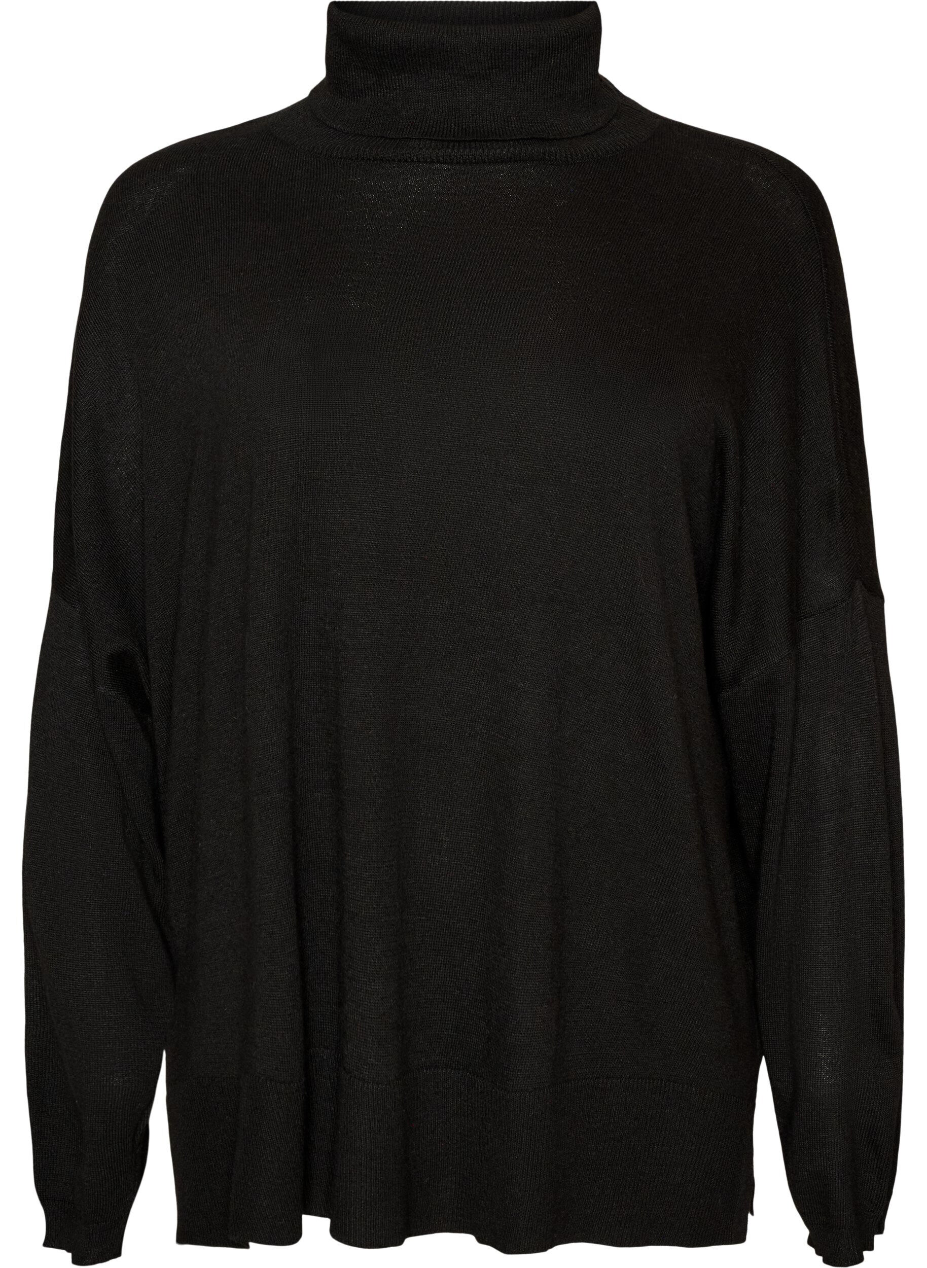 Rollkragenpullover mit lockerer Passform
