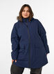 Parka imperm&eacute;able &agrave; capuche, Bleu, Model image number 0