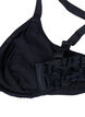 Soutien-gorge intégral avec texte imprimé, Black, Packshot image number 3