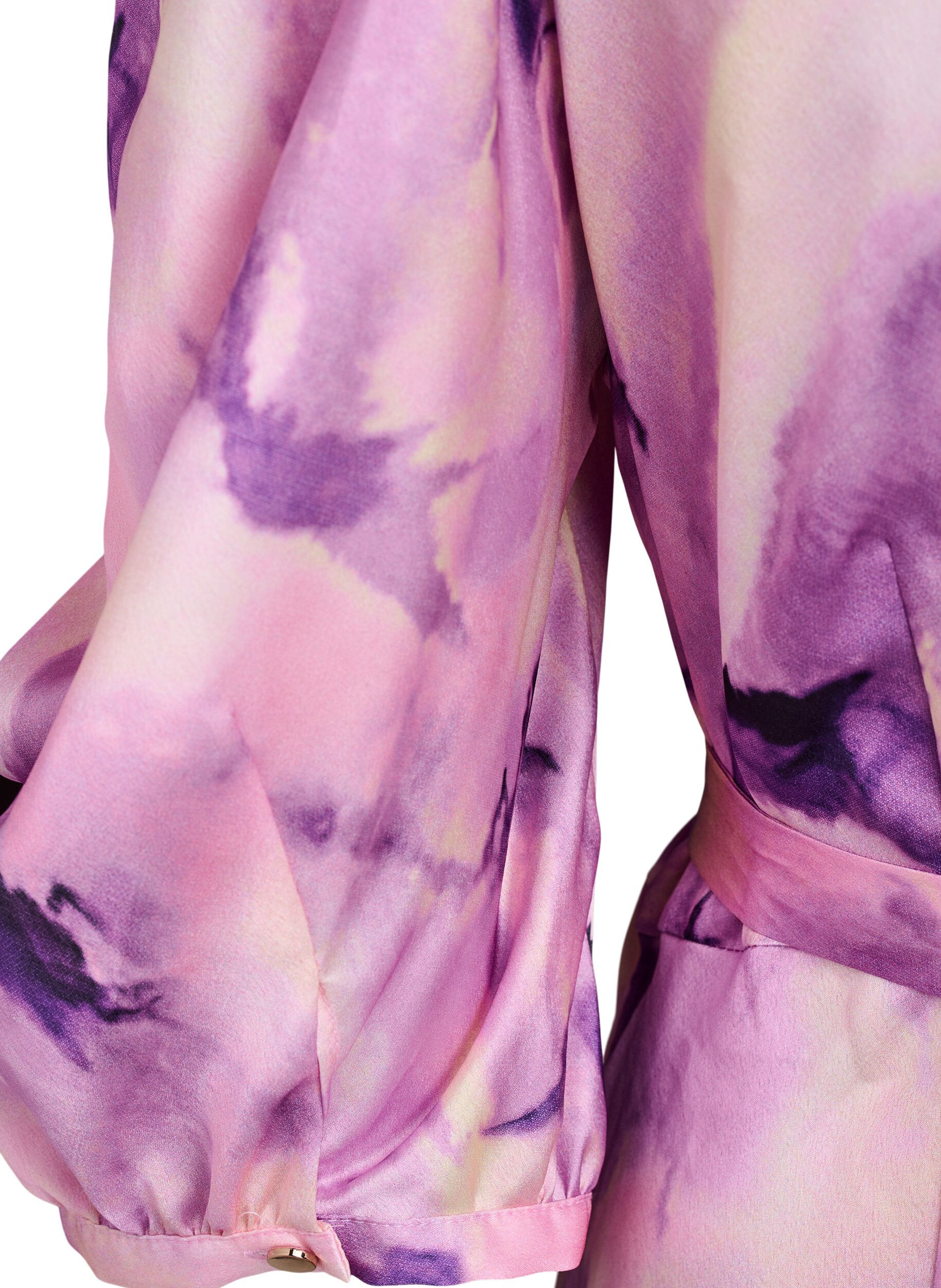 ZizziRobes de soir&eacute;e &agrave; manches courtes avec ceinture &agrave; n&oelig;ud, Violet, Packshot image number 3