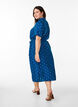 Midikleid aus Hemd mit Polka Dots, Blau, Model image number 2