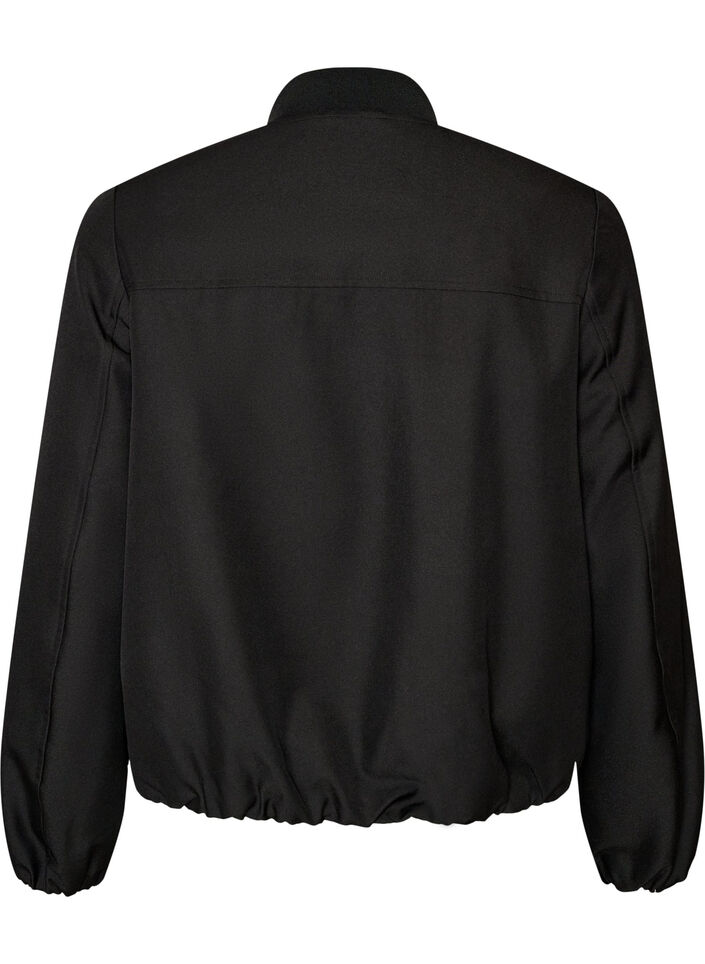 Leichte Jacke mit Ballon-Silhouette, Schwarz, Packshot image number 1
