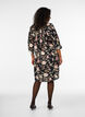 Lange Bluse aus Leinen und Viskose, Schwarz, Model image number 2