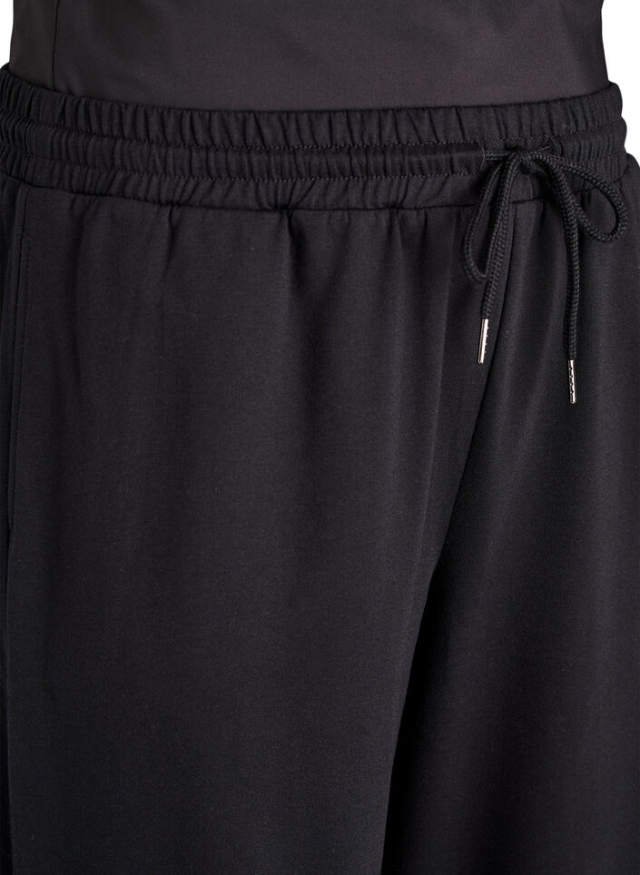 Pantalon de jogging avec une ceinture large, Noir, Packshot image number 2