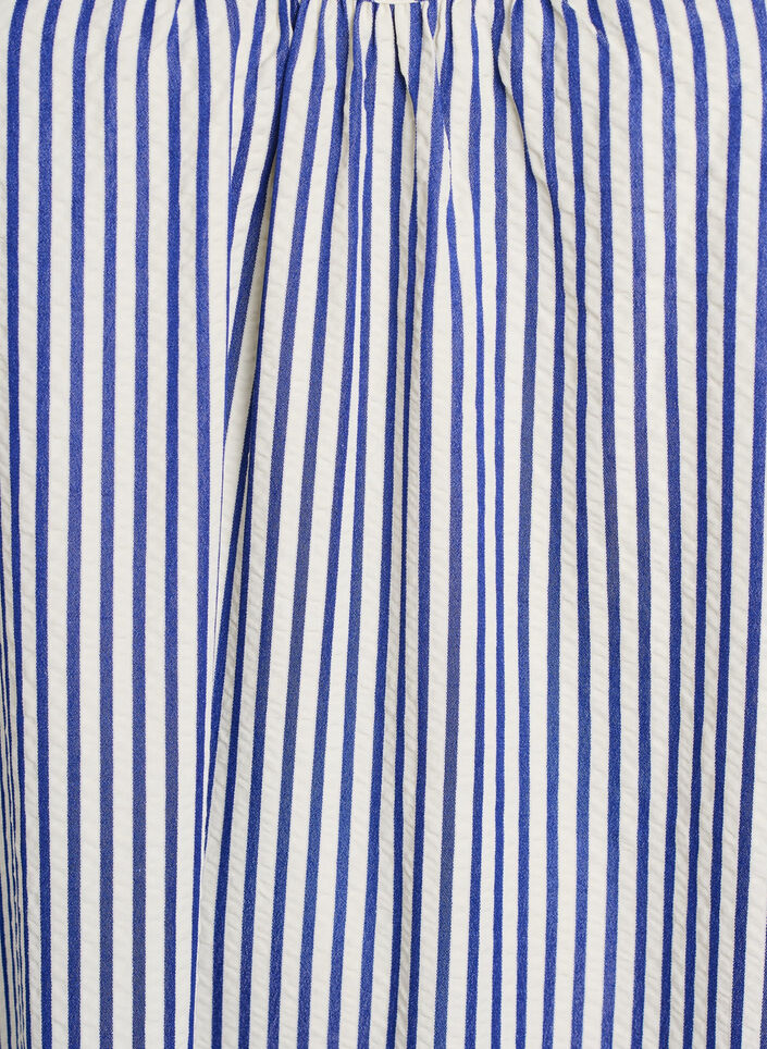 Robe d'&eacute;t&eacute; &agrave; rayures et &agrave; forme en A, Bleu, Packshot image number 2